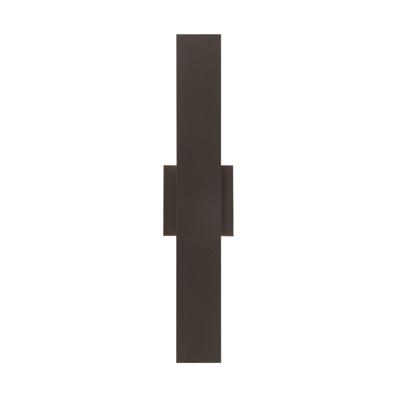 Annette Large LED Outdoor Wall Sconce, Black