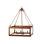 Calibogue 4 - Light Dimmable Square / Rectangle Chandelier