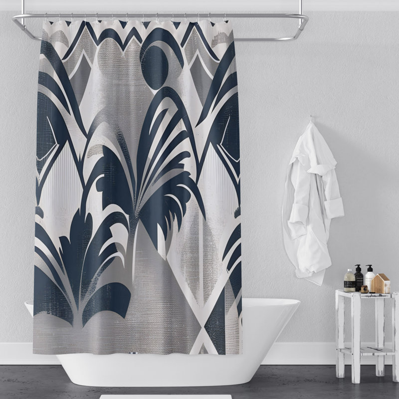 Rideau de douche Argyri, H 93 po x l 70 po