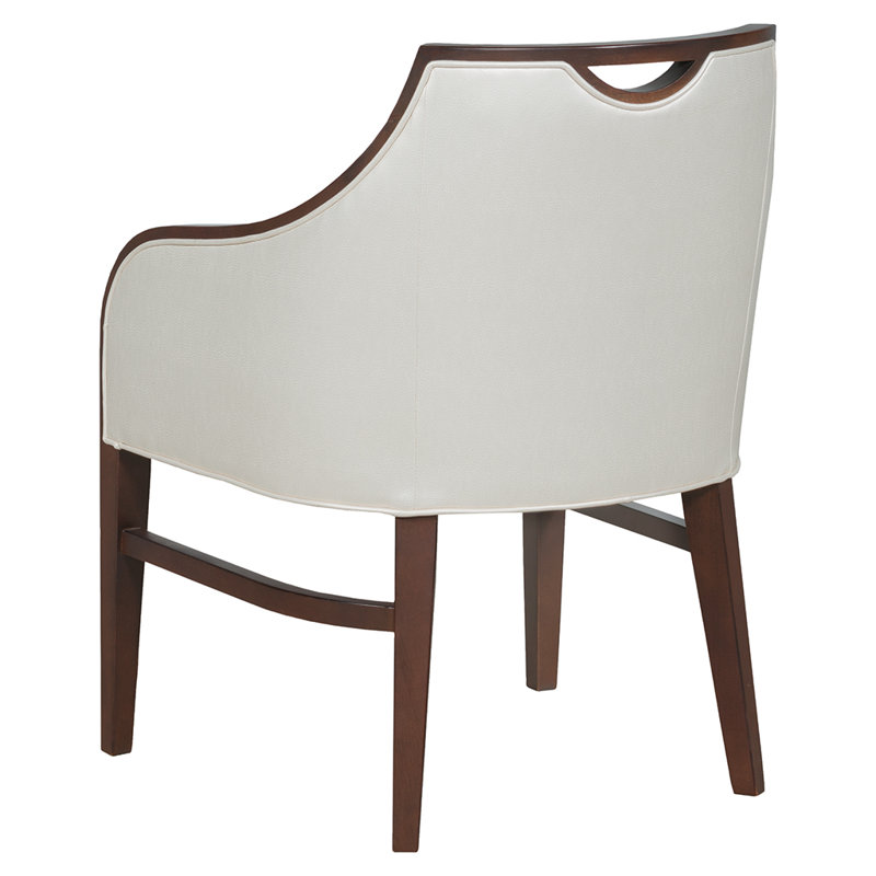 Fauteuil Anthony, Amande chamois, Lin 3156