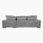 Odesser 115" W 2-Piece Chenille Sleeper Sectional-1138026908-1138026909