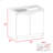 Brookeline Rectangle 2-Door Utility Sink And Cabinet