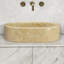 Lavabo vasque, lavabo ovale pour salle de bain-125438692