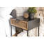 Ware 48cm W Metal Bedside Table