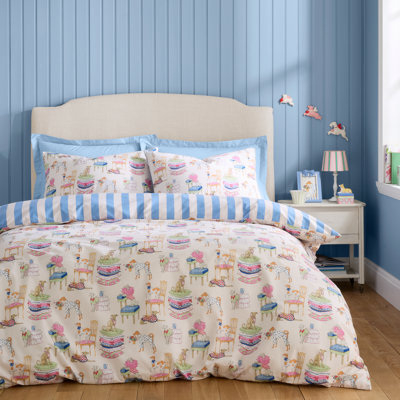 Hackney Dogs Reversible Duvet Cover Set