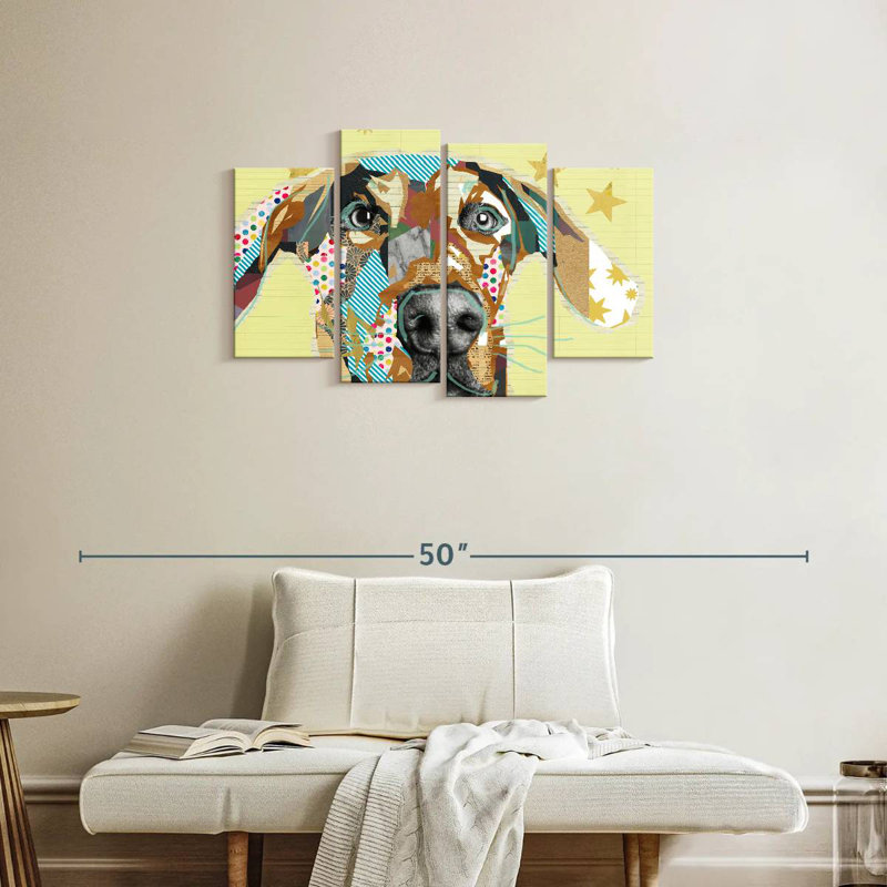 Brampt Doberman Collage, 22" H x 36" W