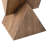 Modern Farmhouse Geometric Wood Grain End Table With Structural Design-1739591909
