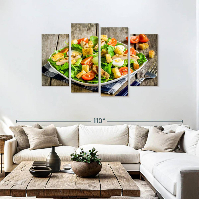 Yarlin Chicken Caesar Salad, 48" H x 75" W
