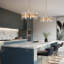 Lustre tambour 6 lumières Elie-269139599