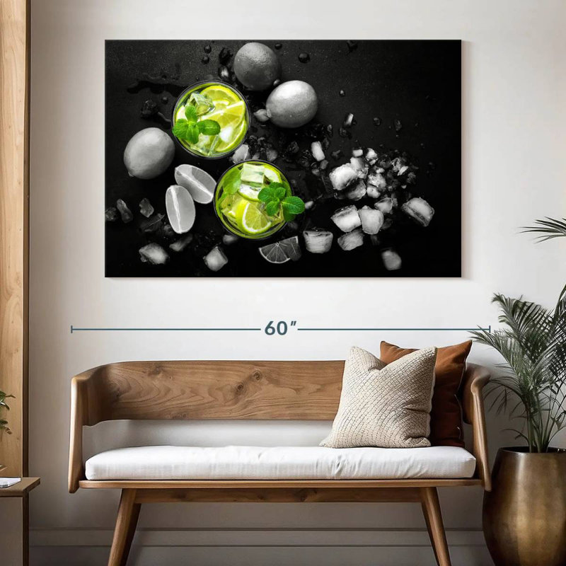 Yarlin Pop Mojito Cocktail, 34'' H x 51'' W