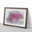 Bright Pink Gerbera Flower in Abstract - Picture Frame Graphic Art Print-55681300-55681306