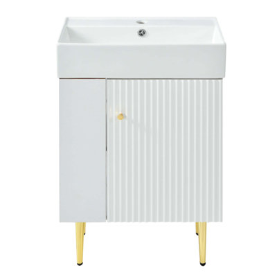[Armoire seulement] Meuble-lavabo de 21,6 po