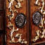 Commode large 8 tiroirs avec armoire 2 portes Iliana