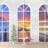 Window View Curtain Nature Wilderness Wall Mural-75333169