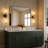 20" Modern Rechargeable Wall Sconces With Remote & Bulbs (Set of 2)-1618111103