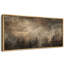 «Rustic Forest Silhouette with Textured Sky», reproduction d'art sur toile encadrée-409201650-409201550