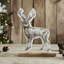 Figurine festive rennes avec couronne 11,5 x 9 x 2,5
