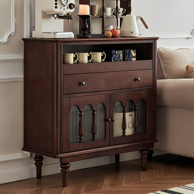Buffet de rangement style crème français, Noyer