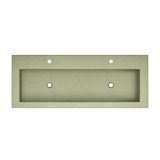 Trough Concrete Handmade Rectangular Drop-in Bathroom Sink