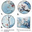 "Blue Blossom On Winter Scenery I", reproduction d'art sur toile-98574195-98574203