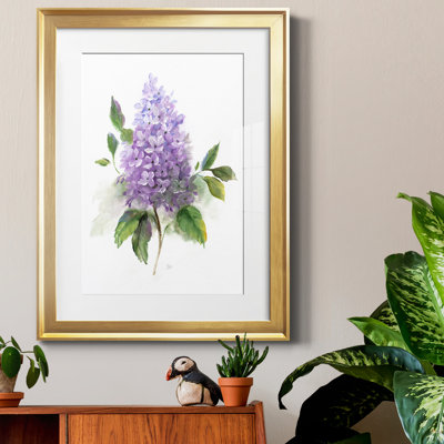 " Lilac Romance I " Painting Print