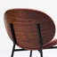 Chaise longue coquille rouge, assise large, construction, utilisation durable de la pâte de haricots, conception élégante, touche décorative-1663158181