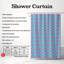 Rideau de douche Blue Tile - Premium-731057883