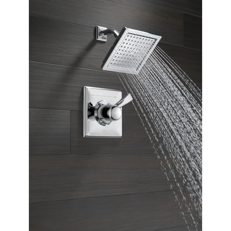Dryden Pressure-Balanced Shower Faucet with Monitor, Chrome