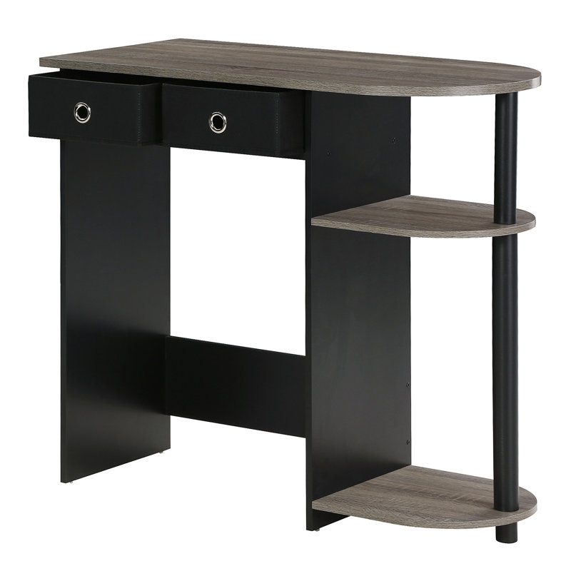 Julia Peninsula Home Laptop Notebook Computer Desk/Table, French Oak