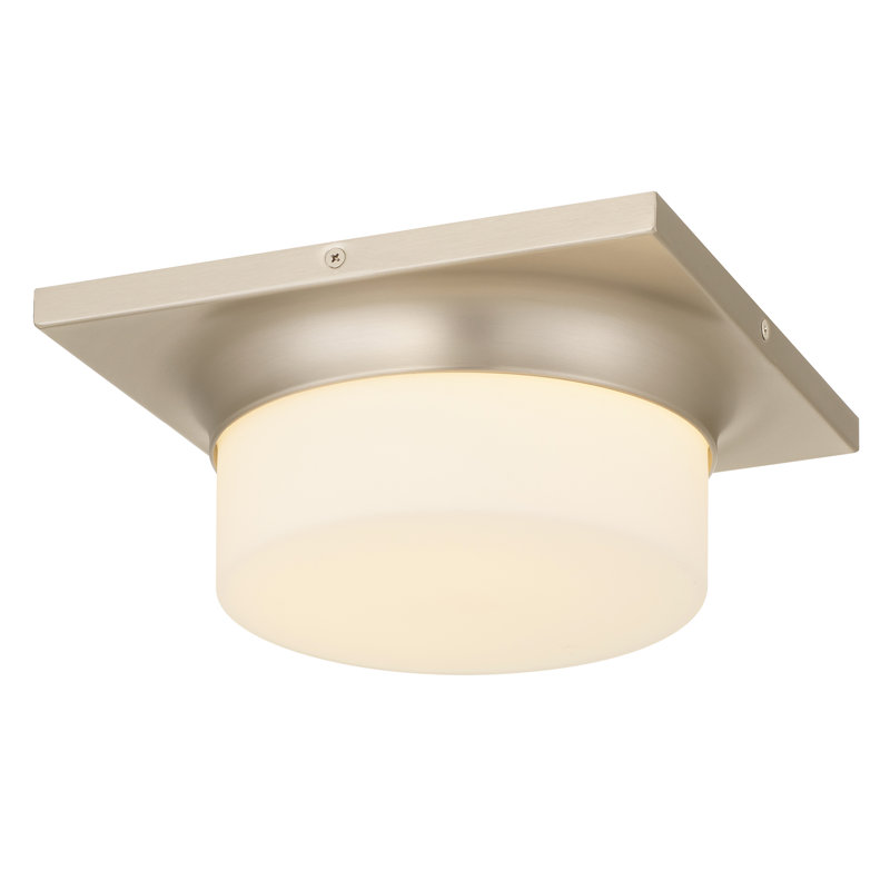 Plafonnier encastré à DEL en nickel brossé 10 po, 10", Brushed Nickel