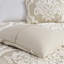 Très grand / très grand literie taupe - Chenille de coton 3 pièces pour chambre à coucher au look chic et décontracté-126363534-126363535