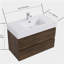 Meuble-lavabo de salle de bain avec lavabo, grand meuble-lavabo flottant mural, salle de bain moderne, base de lavabo intégrée sans drainage et robinet, pré-assemblé-1743364527