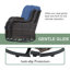 Ensemble de meubles de patio en osier - 4 pièces de chaises de patio pivotantes, chaises d'extérieur en PE en rotin pour terrasse de jardin-87763112-87763113