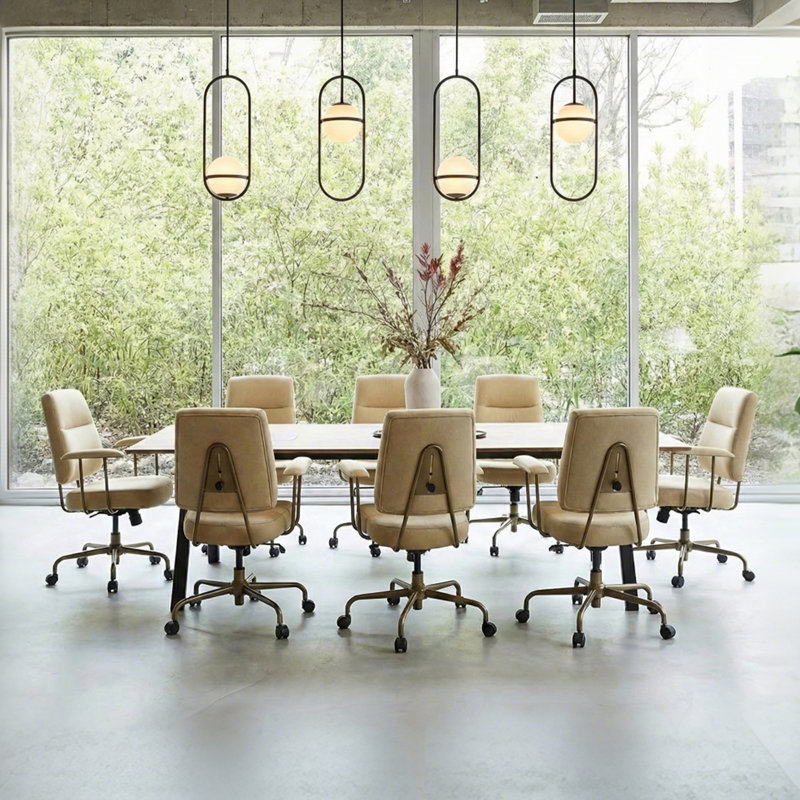 Ultra Soft Cushion Home Office Chair, Beige