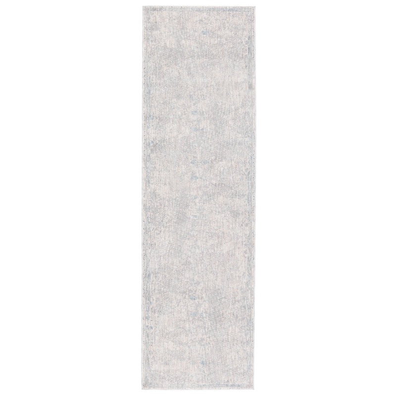 Tapis gris clair Devoria, Tapis de couloir : 3 pi x 10 pi
