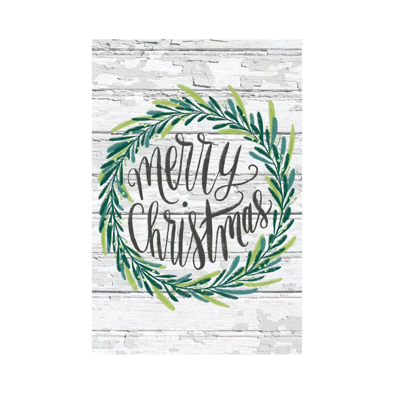 Christmas Greenery I by Amanda Mcgee - Print on Canvas, 101.6 cm H x 66.04 cm W