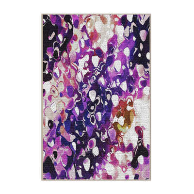 Tapis mauve Paint