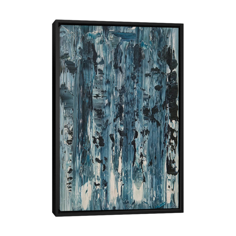 «Œil gauche», reproduction sur toile, H 26 po x l 18 po x P 1,5 po, Toile avec cadre noir