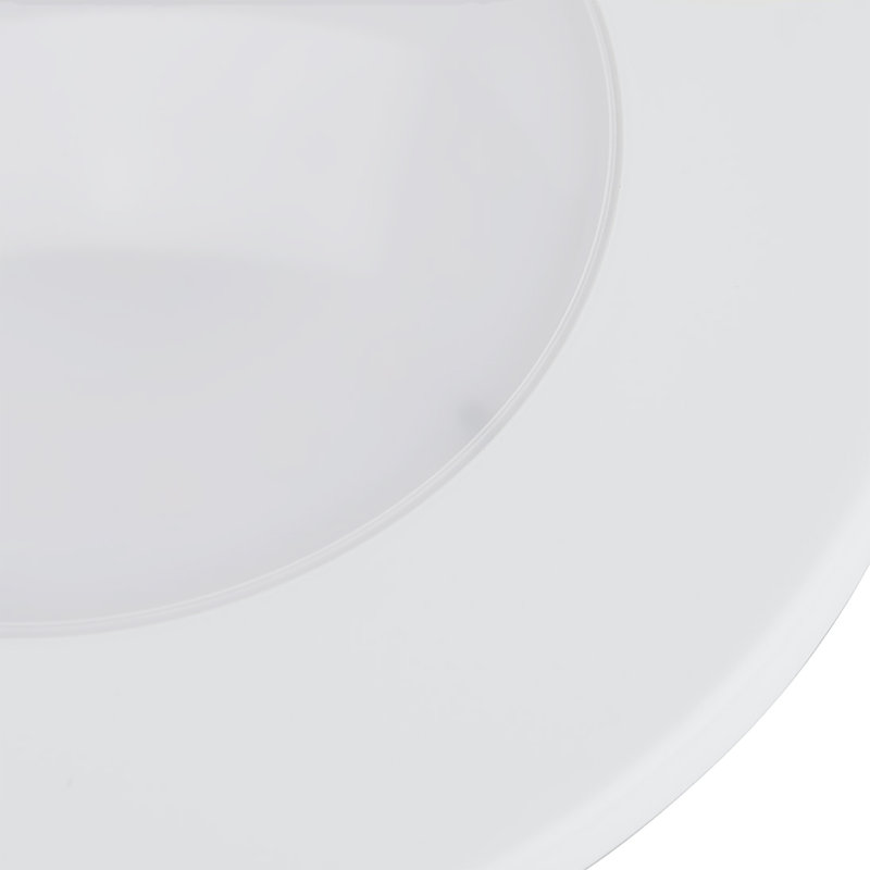 Plafonnier encastré humide blanc 7,25 po Ashlock