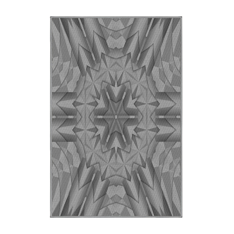 Abstract Indoor Rug, Rectangle 7' x 10'