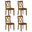 Chaises de salle à manger en bois de 17 po de large Brookner-99306172-101193049