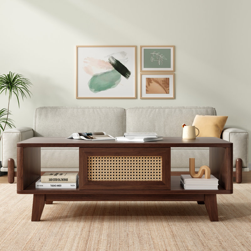 Table basse Toulouse, Noyer
