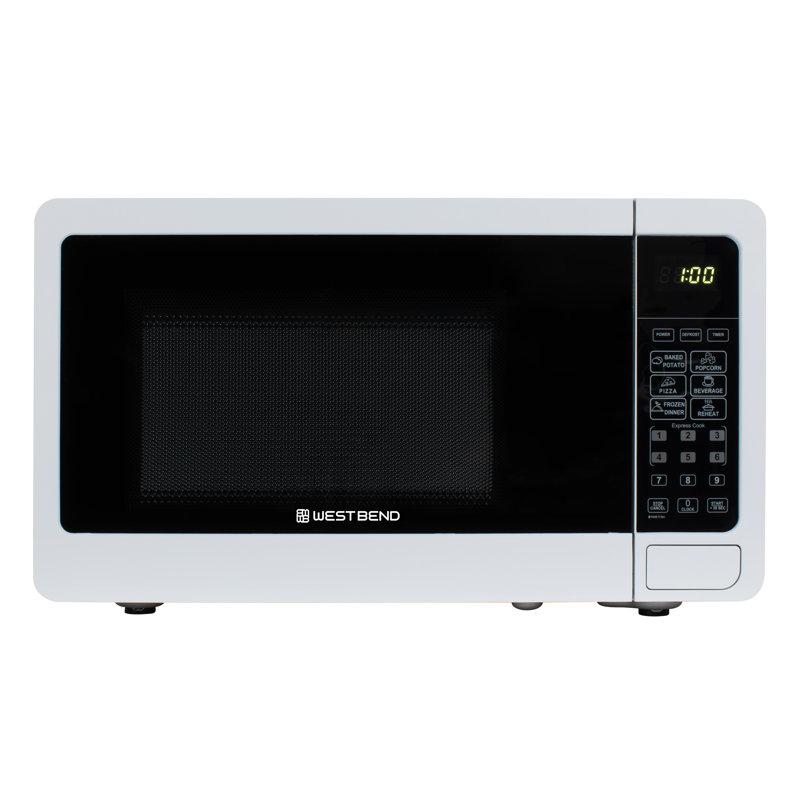 West Bend 0.7 cu. ft. Microwave Oven, White
