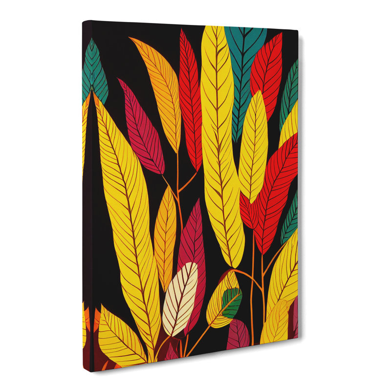 Autumn Forest Leaves Vol.2 - Wrapped Canvas, 50cm H x 35cm W x 3cm D