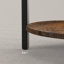 Table de bout ovale avec tablettes de rangement à 3 niveaux Jakwan-88677338