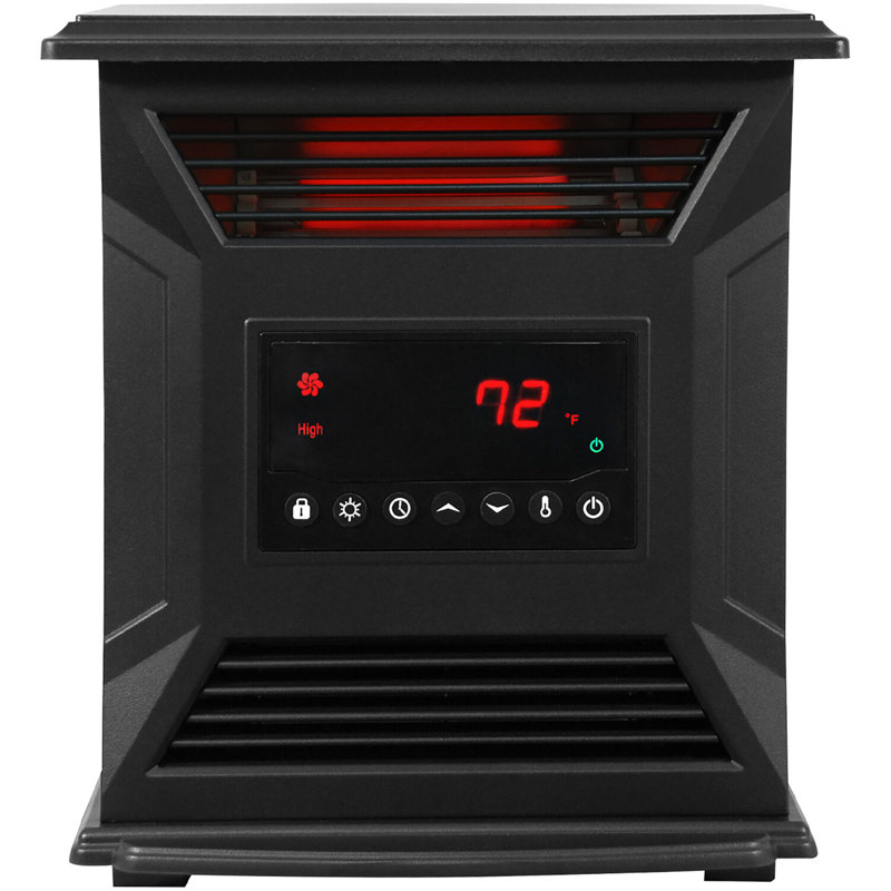 Lifesmart 6-Element Heater with Front Air Intake and Remote