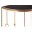 Mya 79cm Glass Top Console Table