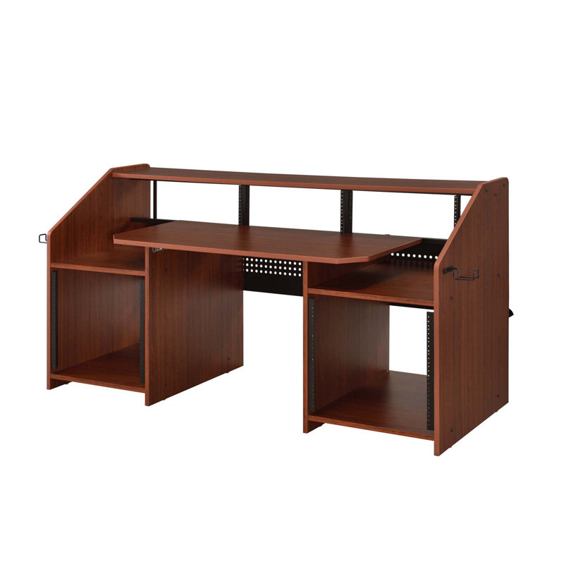 Rectangular Music Desk With 2 Open Compartment