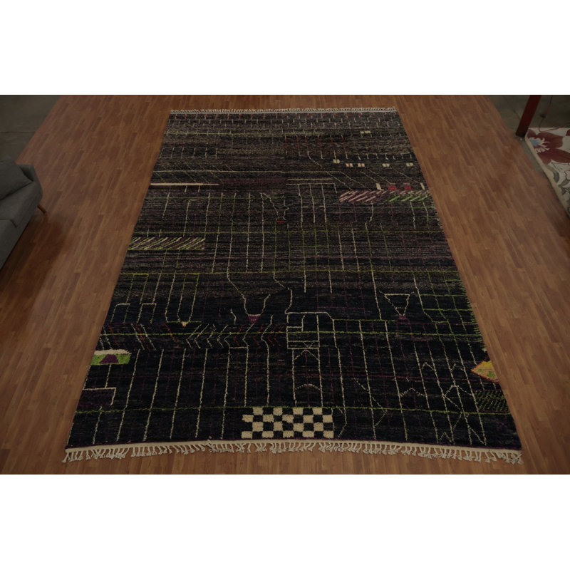Tapis marocain moderne exquis Intricate