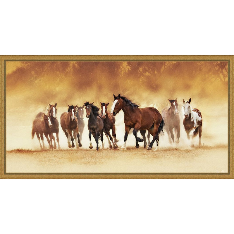 Running Wild by David Drost Framed Canvas Wall Art Print